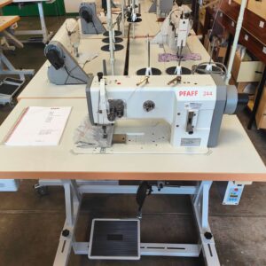 Piqueuse plate 2 aiguilles fixes Pfaff 244